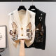 Knitted Vest 2026 New Spring and Autumn Outerwear Women's Sweater Korean Style Fashion Jacket Embroidered Sleeveless Cardigan