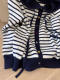 Super Stylish, Gentle and Lazy Style, Color-Blocked Striped Hooded Knit Cardigan for Women, New Autumn Korean Style Sweater Jacket, Trendy