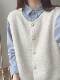 2026 French Gentle Style Small Gold Button Knit Cardigan for Women, Versatile Layering Sweater, Outerwear Vest, Trendy Top