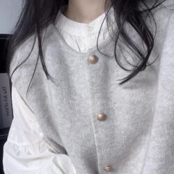 Early Autumn New 2026 Korean Style Loose Outerwear Sweater Women's Knitted Vest Sleeveless Top for Layering