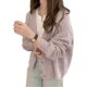 2026 Autumn New Loose Retro Versatile Knitted Cardigan for Women, Lazy Style, Gentle Short Sweater Jacket for Outerwear