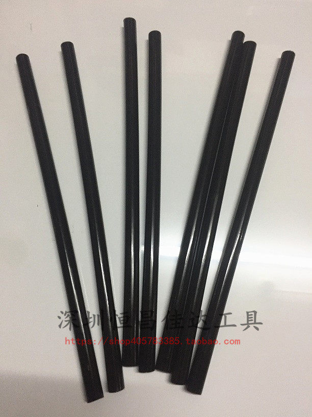 Black High Temperature Adhesive Tape Hot Melt Adhesive Tapes Environmentally Friendly Hot Melt Adhesive Gun Hot Melt Adhesive 11mm 7mm Black Glue Stick