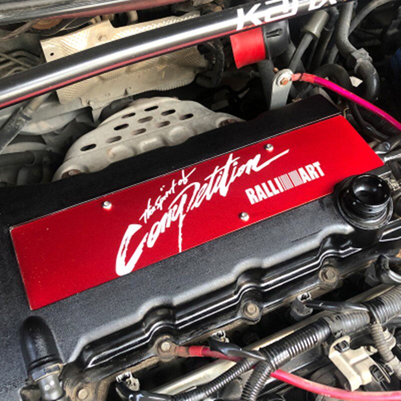 Mitsubishi Wing Shrines Handsome with Outlander Aluminum Alloy Engine Upper Cover Ignition Coil on Shield Sheet