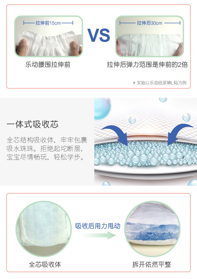 Âm nhạc Jiaying siêu mỏng cho bé tã M code thoáng khí nam và nữ tã cho bé không tã tã kéo quần bỉm pamper