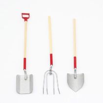 3Pcs 1:12 Dollhouse Shovel Rake Dollhouse Miniature