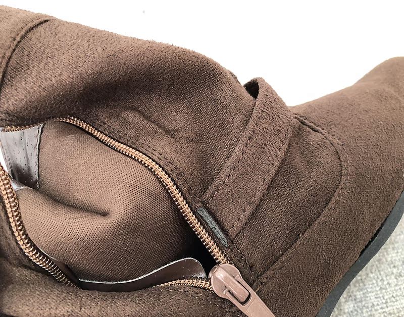 Giày ga châu Âu bằng phẳng với giày nữ ngắn giày boot nữ cao cấp