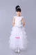 Trẻ em váy công chúa váy hoa cô chủ nhỏ lau váy cô gái cho thấy buổi tối váy váy gạc trắng váy đuôi quần áo trẻ em 10 tuổi