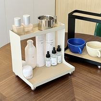 Medieval Simple Light Luxury Shelf Retro Cosmetics Skin Care Products Perfume Desktop Storage Rack Cup Organizer