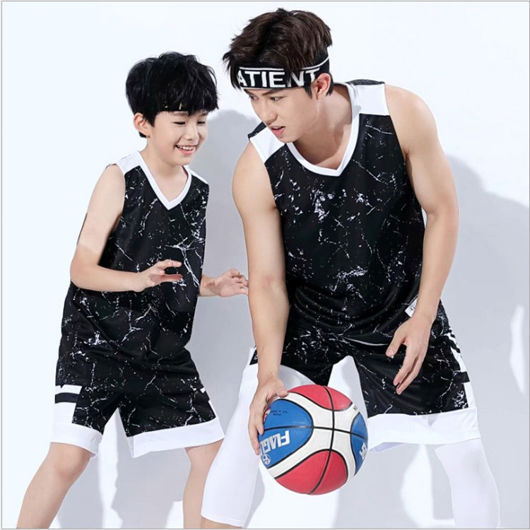 Basketball uniform children's suit student team uniform game training men's and women's tennis table tennis jersey sports vest shorts