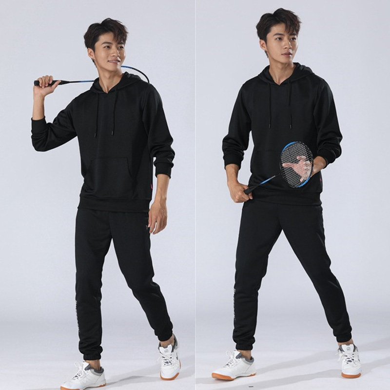 Badminton Suit Long Sleeve Trousers Suit for men and women Two sets of breathable quick dry sports Table Tennis Tennis Conserve training clothes