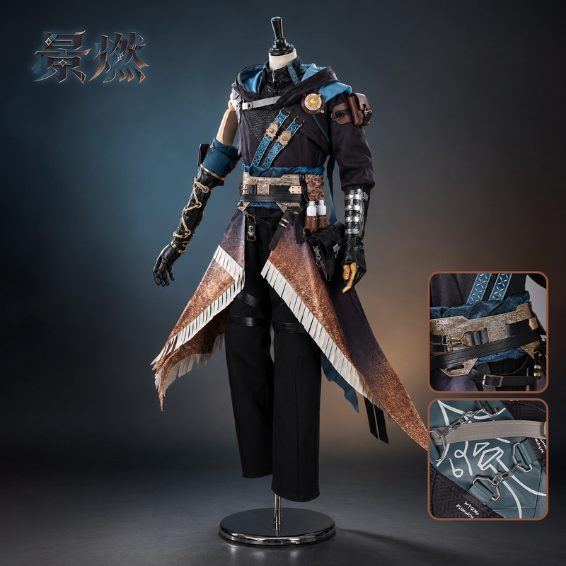 White Deer Tuanzi Jingran Cosplay Costume, Mingchao Jingran Cosplay, Mingchao Game Two-Dimensional Cosplay, Jingran Role-Playing Costume
