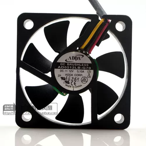 Оригинальный Adda AD0512LB-G70 12V 0,10A 5CM 5010 3 Линия Rolling Dropdon Fan