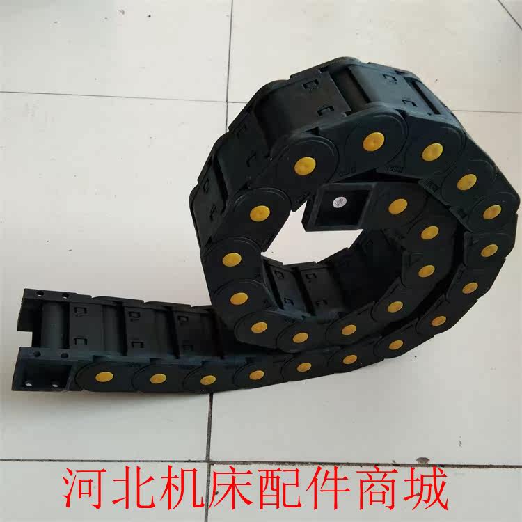 товар из китая 尼龙拖链雕刻机活动穿线槽线缆长节距输送引导管耐磨静音工程拖链