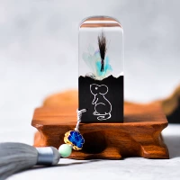 Печать ручной работы, детская инкрустация камня для новорожденных