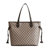 Вместительный и большой шоппер, вместительная и большая портативная сумка на одно плечо для отдыха, Гонконг, из натуральной кожи, коллекция 2023