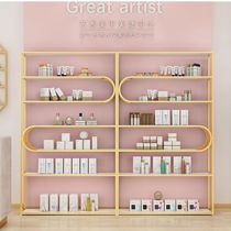 Elecampane Red Show Show Beauty Salon Products Display Cabinet Color Makeup Skincare Store Goods Shelf Display Shelf Ornament Shelf