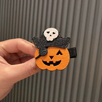 Заколка для волос камуфляжно-оранжевого цвета S1-5