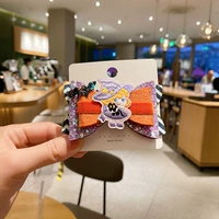 Заколка для волос «Лотос» фиолетовая S1-4