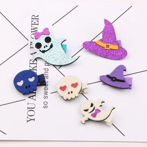 Детская заколка для волос, милый аксессуар для волос, челка, xэллоуин, наряжаться