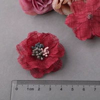 Глубокая винная красная пряжа C3-2