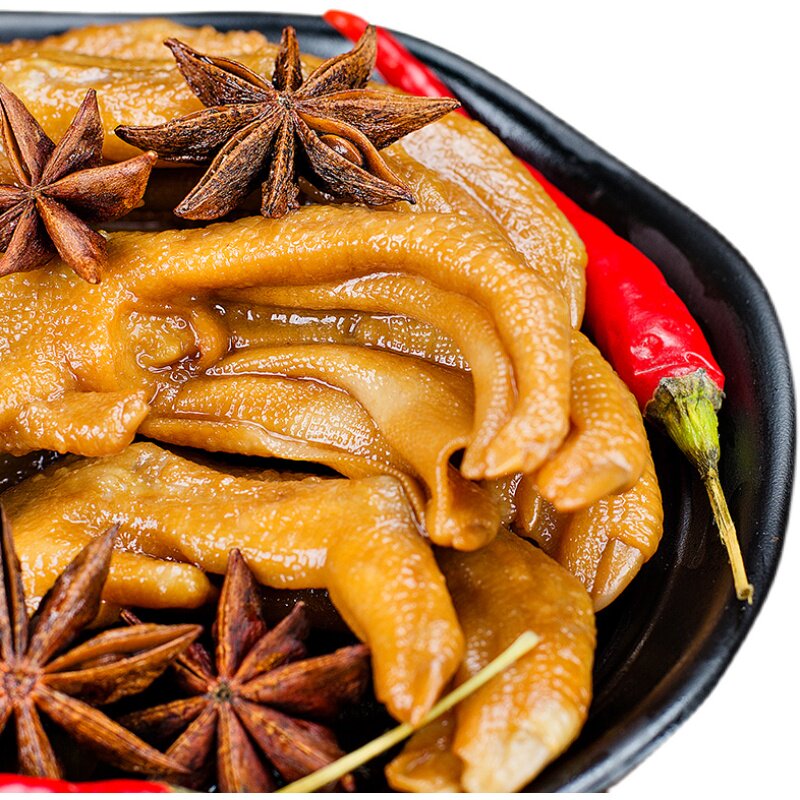 泡鸭爪食品店铺的LOGO