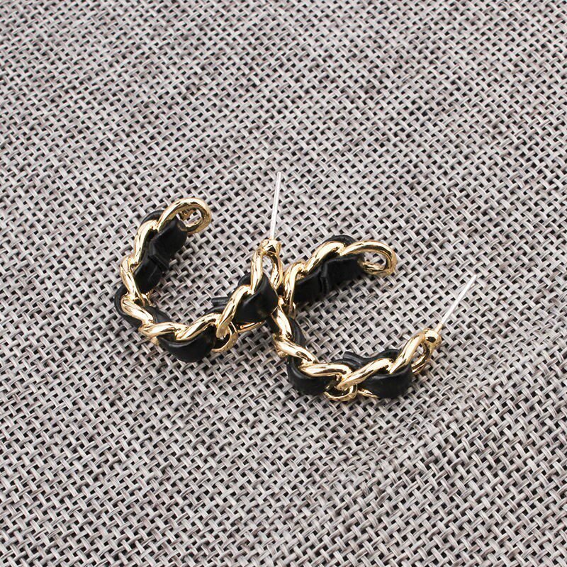 925 needle exaggerated earrings temperament personality ear needle ancient style original new circle earring earrings