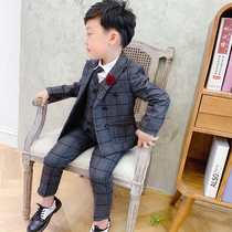 Childrens performance clothing flower girl dress boy suit suit piano performance small host clothing boy suit