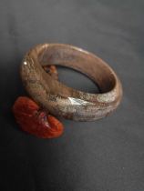 Starry Sky 57 Ring Black Sandalwood Annual Ring Burmese Wooden Jade Tree Fossil Bracelet Summer SZ13