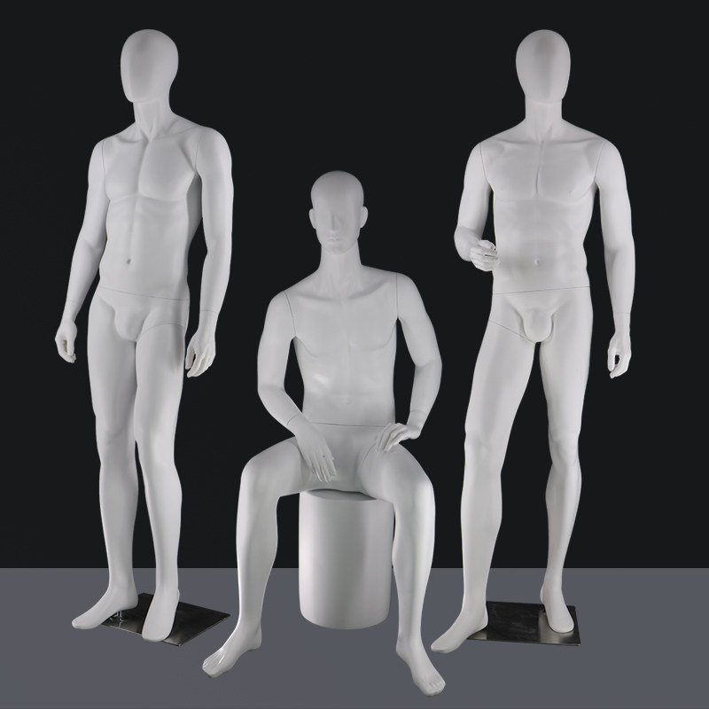 Model Props Male Body Business 100 Lap Clothing Men's Clothing Casual Modern Display Fake model Man shop window sitting model male model
