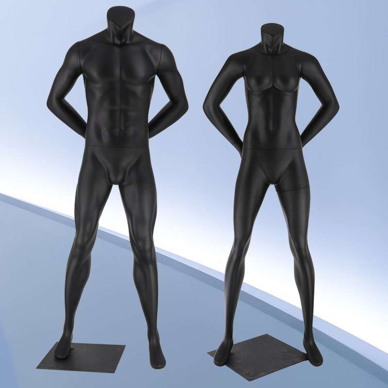 Sports Clothing Shop Models Men And Women Models Full Body Fake People Muscle Station Model Props Shop Windows Displays Human Body Display