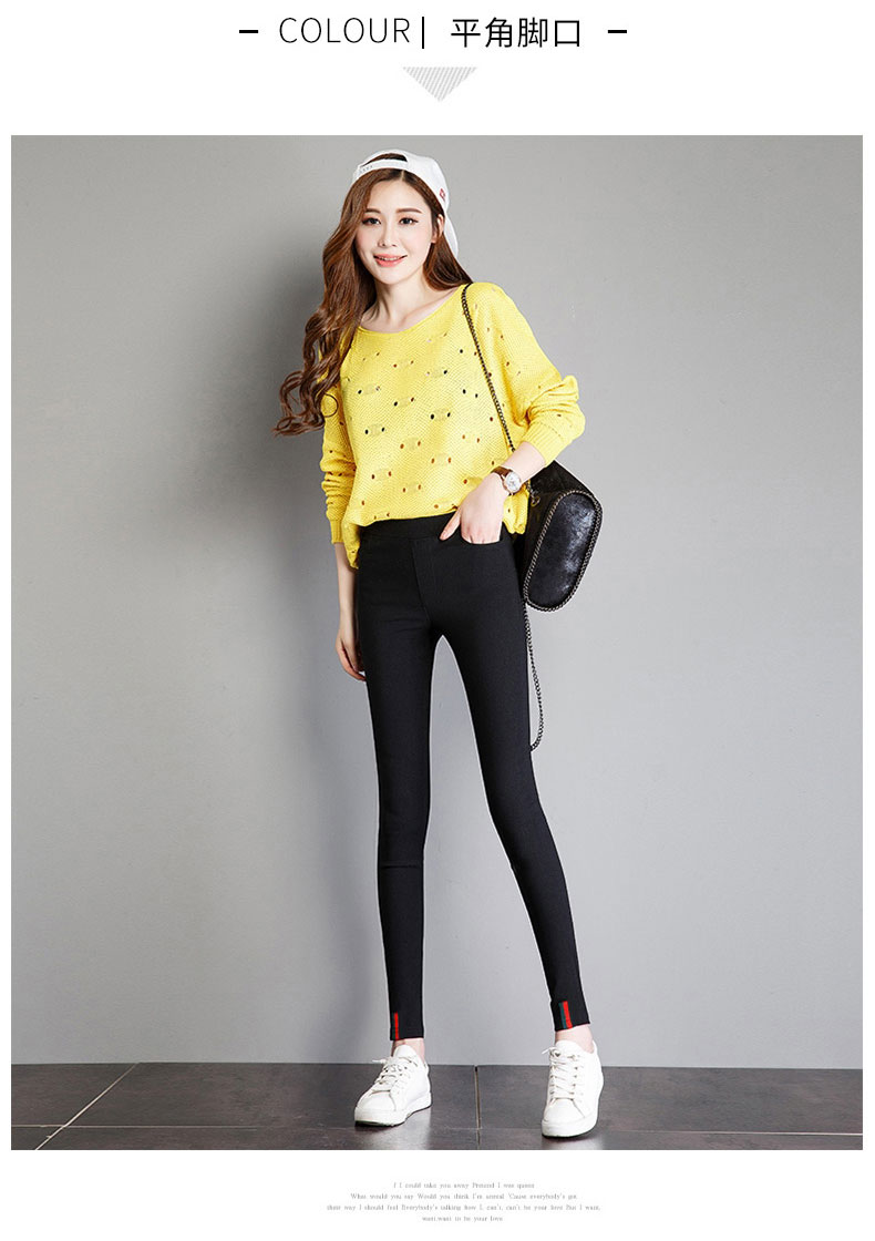 200 kg mùa thu đông 2018 quần béo mm cộng với phân bón Quần legging XL đã mỏng bên ngoài mặc cộng với nhung dày mới quần thể thao nữ
