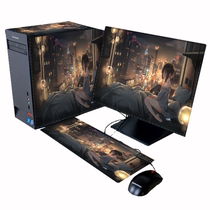 Computer cloth table dust cover dust cover dust Three sets Desktop computer dust cover computer host case dust cover suit