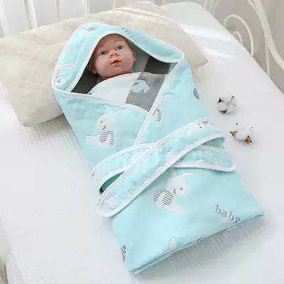 Nan Bing pure cotton gauze package baby delivery room swaddling quilt 6-layer four-season newborn baby comfortable skin-friendly