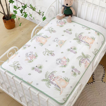 (Double-layer gauze diaper pad) 2-layer gauze whole bed diaper-proof overnight pad breathable 80*100 205*220