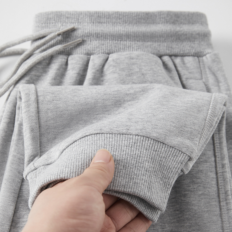 Pure Cotton Terry! Super Comfortable Sweatpants! 280g Heavyweight Pure Cotton Jogger Pants, Loose Fit for Spring and Autumn, Long Sports Pants