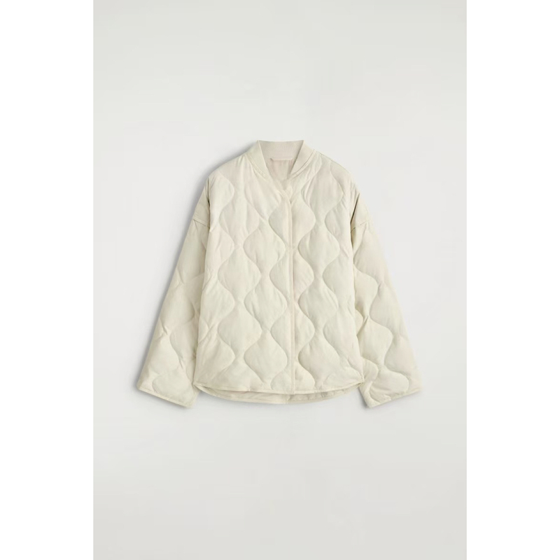 C Style Women's Clothing High-Fashion Quilted down Jacket with Diamond Pattern 2025 Autumn New Arrival