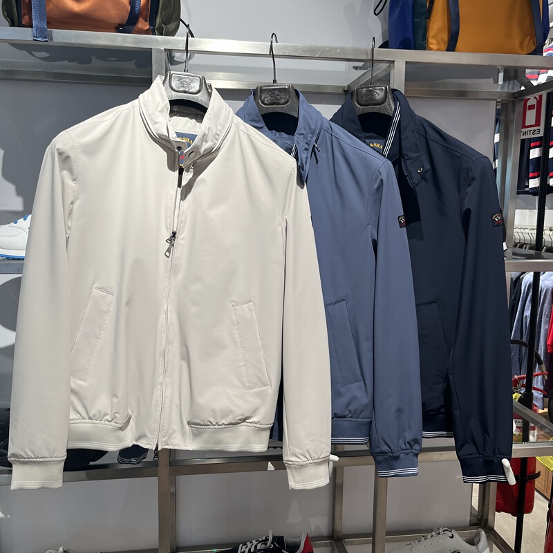 Special Offer Paul Shark Men's Spring/Summer Typhoon 2W High-Performance Detachable Collar Casual Jacket Special Offer Paul Shark Men's Spring/Summer Typhoon 2W High-Performance Detachable Collar Casual Jacket