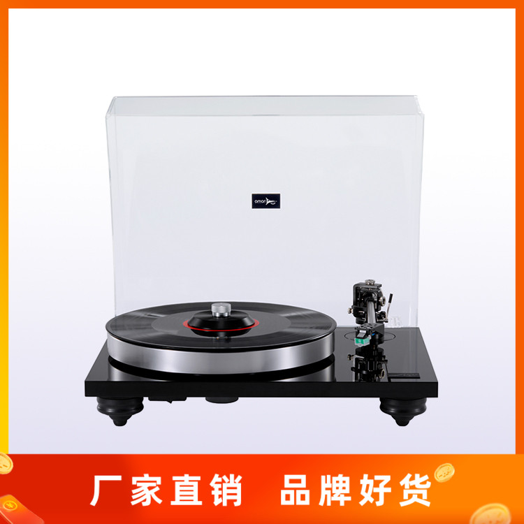 Amari Armani LP-007 vinyl record player, the record player with the vocal arm, the head, the disc, the disc