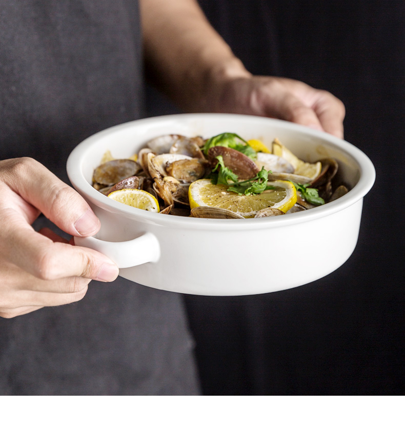 Creative household ceramic ears always with an ear soup bowl rainbow such to use Japanese - style tableware bowls of a single mercifully rainbow such use salad bowl of soup plate