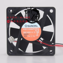 sunon SUNON KD1206PHS2 12V 1 1W 6CM 6015 ultra-quiet chassis power supply fan