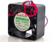 Original SPROFAN SJ-40A24C 24V 0 05A 4020 4CM 2-wire converter cooling fan