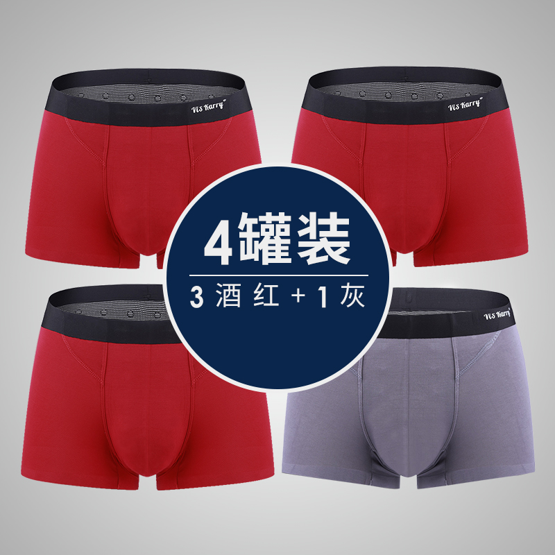 VISKARRY Guards Anh quần Official Genuine Mens Panties Flat Corner Shorts Mordale quần Trưởng Young.