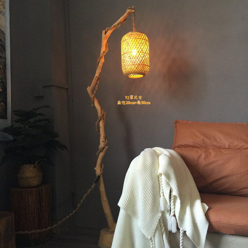 Retro Bamboo Lanterns, Simple and Various Decorative Night Market Stalls, B&B Manor Props, Antique Lampshades, Hand-Woven