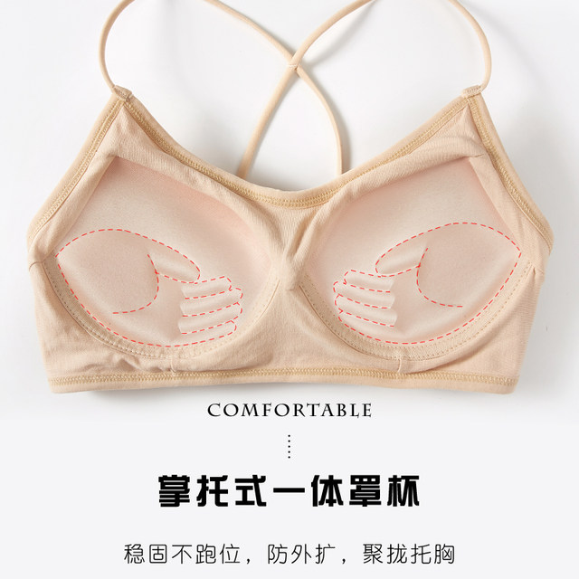ຊຸດຊັ້ນໃນດ້ານຫຼັງງາມ sexy ສາຍແຂນບາງໆສໍາລັບເຕົ້ານົມຂະຫນາດນ້ອຍ push-up camisole style all-in-one underwear ບໍ່ມີສາຍສໍາລັບແມ່ຍິງ