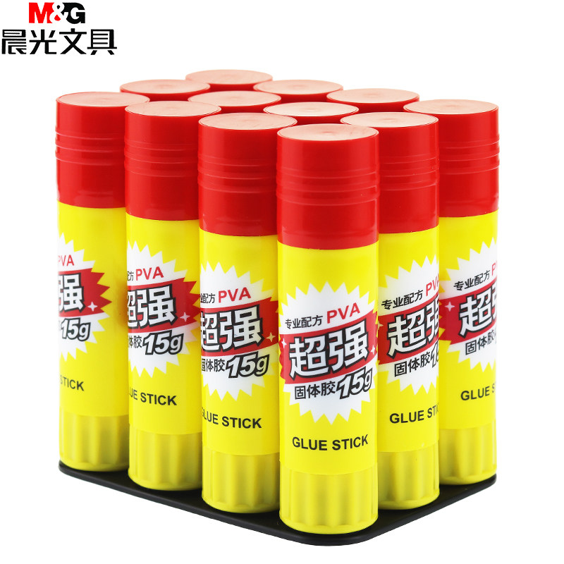 [12-Pack] Morning Light Stationery 15g Solid Glue Asg97154 Office Supplies Solid Glue Student Solid Glue Stick