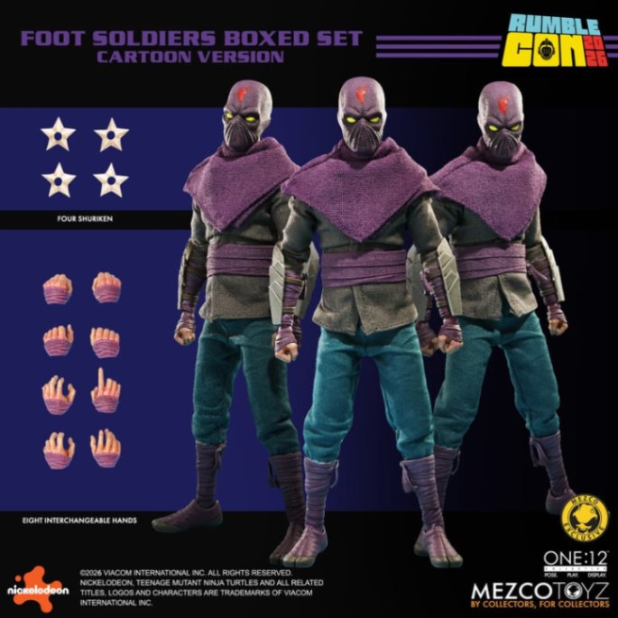 [November] Mezco Ant Infantry Bigfoot Trooper Three-Person Set Gold Label Limited Edition 1/12 Movable Underwater Man