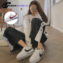 Nike Classic Cortez Nike Aggan White Red White Black Woman Casual Running Shoes 807471-103