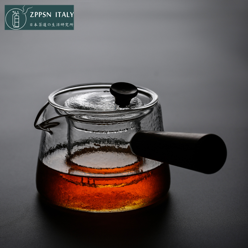Italian ZPPSN Day-style heat-resistant glass boiling teapot tea tea single pot and thickened steaming tea with high temperature resistant tea set