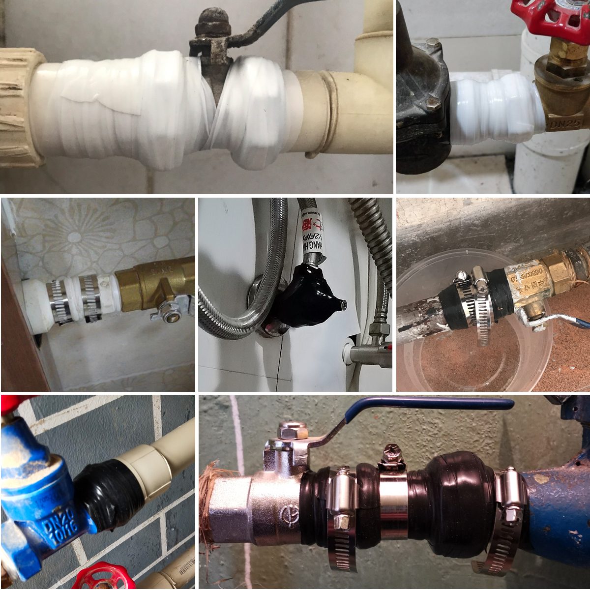 Water pipe leakage stick strong tape antiodor sealing leakage cloth