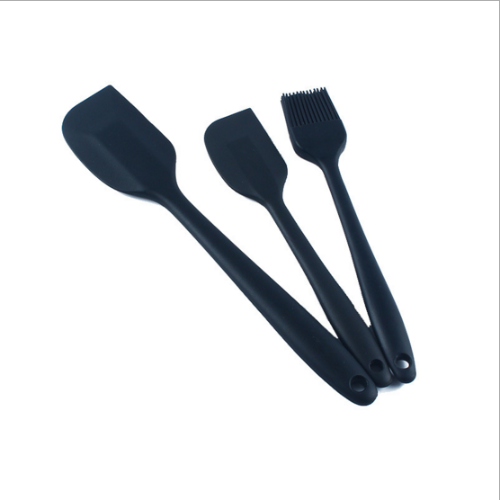 Baking Tool Food Grade Silicone Gel Integrated Scraper Oil Brushed Cream Scooters High Temperature Resistant Barbecue Stir